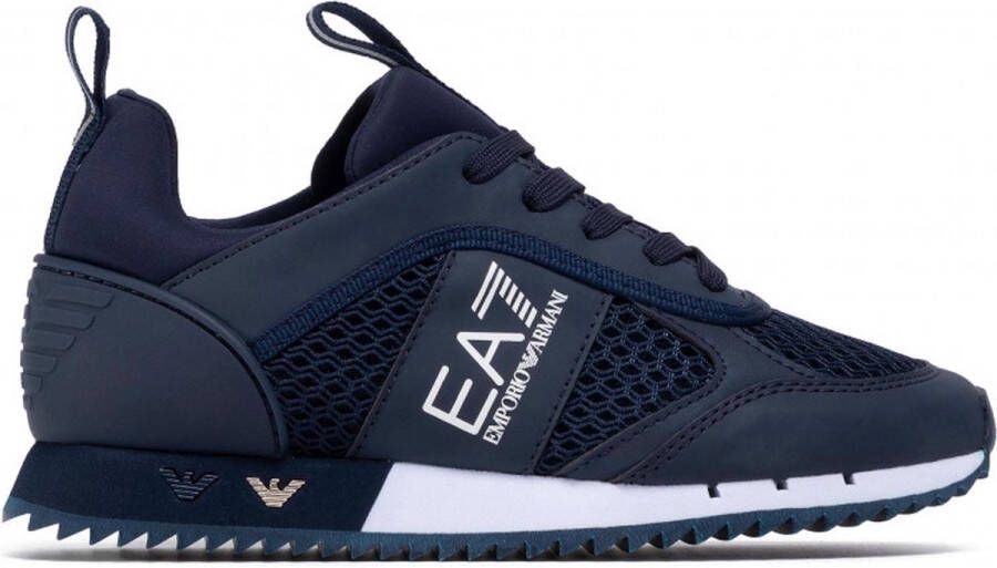 geschenk staal Zwijgend Emporio Armani EA7 Sneaker Heren Sneakers Sportschoenen Schoenen Blauw  X8X027 XK050 D813 - Schoenen.nl