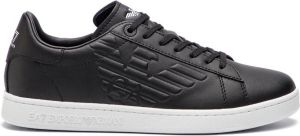 Emporio Armani EA7 scarpe sneakers uomo in pelle Zwart
