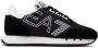 Emporio Ar i EA7 Zwarte Casual Textiel Sneakers met 3cm Rubberen Zool Black - Thumbnail 1