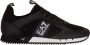 Emporio Armani EA7 Logo Sneakers met Treklipje en Merk Binnenzool Zwart Heren - Thumbnail 1