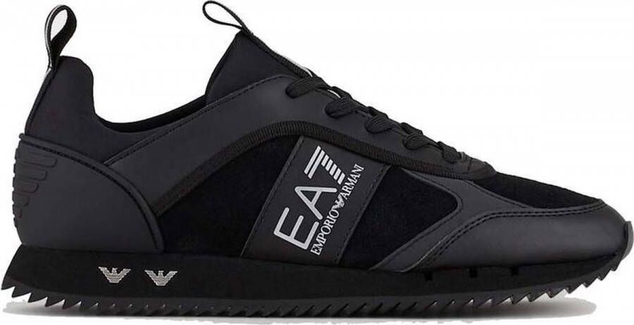 Emporio Armani EA7 Zwarte Sneakers voor Heren Zwart Heren