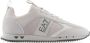 Emporio Armani EA7 Damesvetersneakers met eenvoudig patroon White Dames - Thumbnail 1