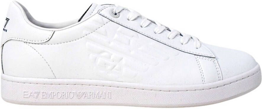 Emporio Ar i EA7 Witte sneakers geïnspireerd op sportkleding White