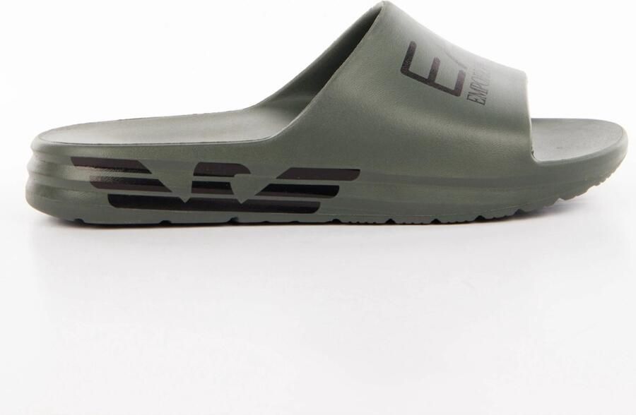 Emporio Armani EA7 Heren Slippers Comfort Elegantie Green Heren