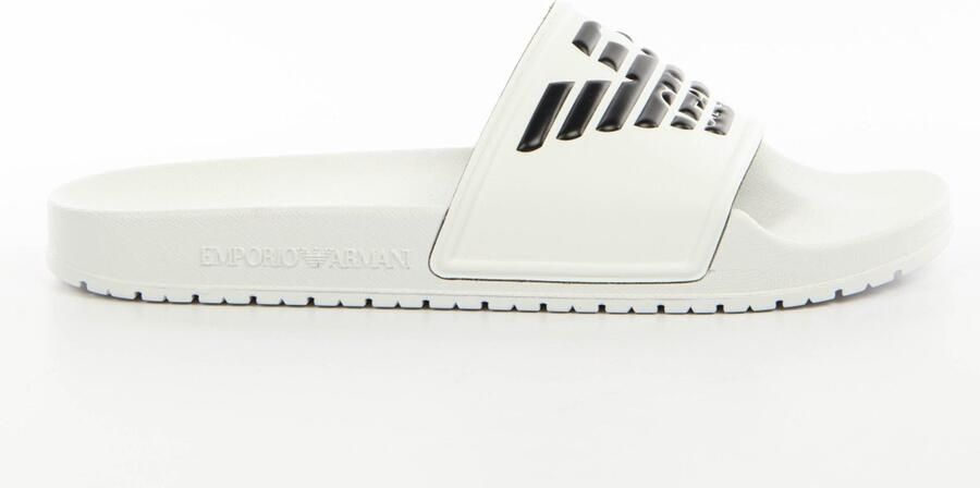 Emporio Armani Damesband Slippers Lente Zomer Collectie White Heren