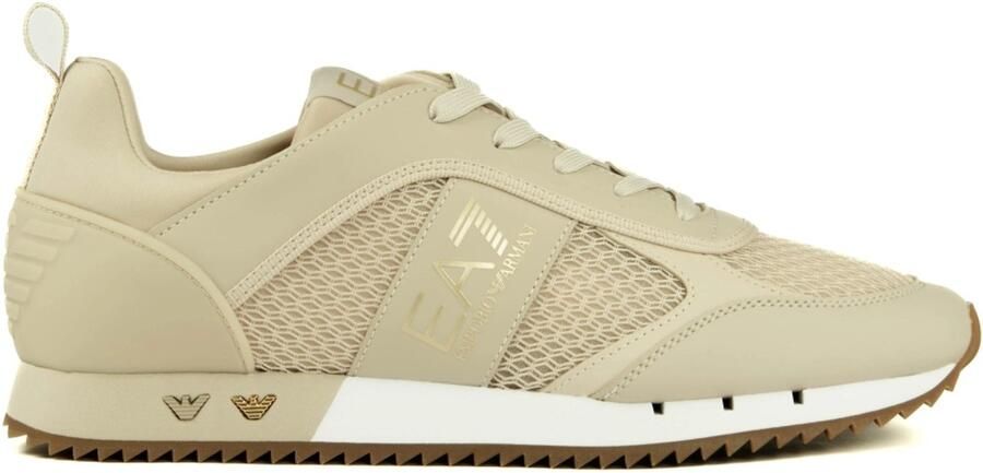 EA7 Emporio Armani Sneakers met labeldetails model 'BLACK AND WHITE'