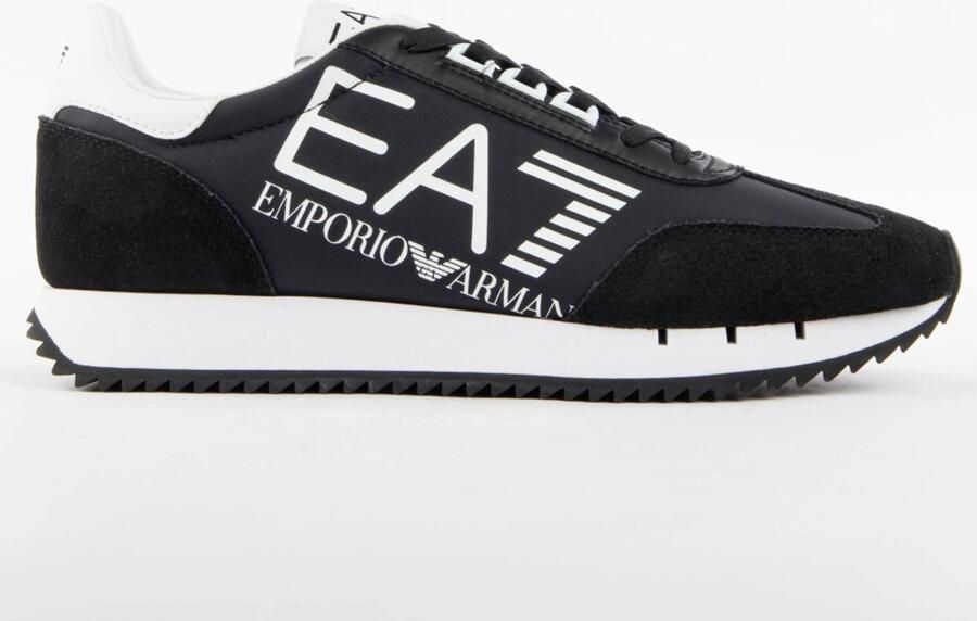 Ea7 Emporio Ar i Lage Sneakers Runner Trainers Black White Black