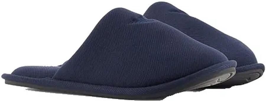 Emporio Armani Terry Embroidery Logo Pantoffels Blauw Man