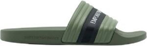 Emporio Armani Heren Badslippers Donkergroen