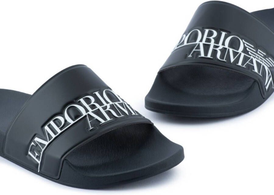 Emporio Armani Heren Badslippers Zwart