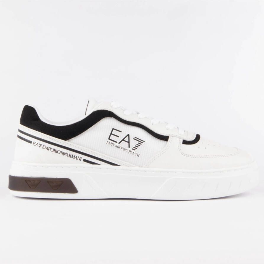 Emporio Ar i EA7 Multicolor Vetersluiting Sneakers White