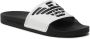 Emporio Armani Zwarte Strandslippers met Armani Logo White Heren - Thumbnail 1