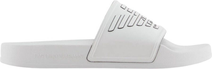 Emporio Armani Teenslippers Geëmbosseerde adelaar sliders