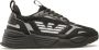 Emporio Armani EA7 Zwarte Zilveren Sneaker Black Heren - Thumbnail 1