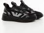Emporio Armani EA7 Triple Black Silver Sneaker - Thumbnail 2