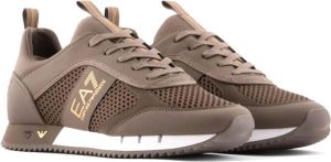EA7 Emporio Armani Sneakers met labeldetails model 'Black&White Laces'