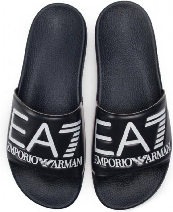Emporio Ar i EA7 Stijlvolle en comfortabele Xcp001 Xcc22 slippers Black