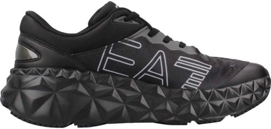 Emporio Armani EA7 Multikleur Vetersluiting Sneakers Black Heren