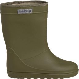 Enfant Rain Boots Solid Regenlaarzen Groen Jongens Meisjes