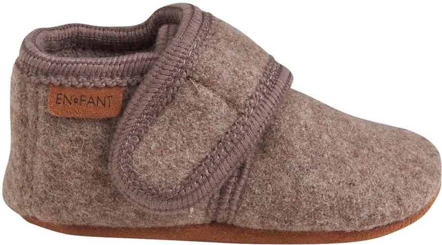 En Fant Kinder Hausschuh Baby Wool Slippers 250008 Walnut