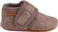 En Fant Enfant baby wollen slofjes walnut bruin 100% wol gebreid - Bruin