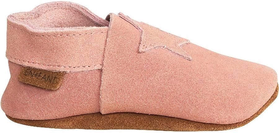 En Fant Kinder Soft shoes Elastic Slipper Suede E813110-Old Rose - Foto 2