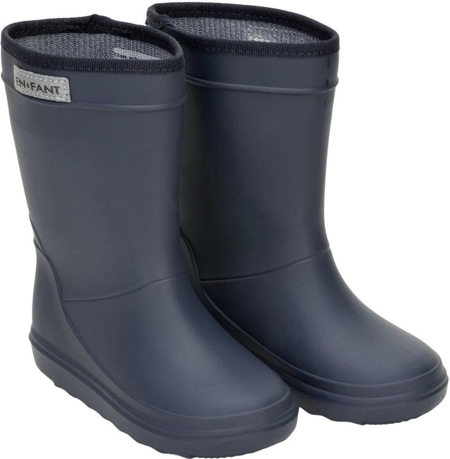 Enfant Blauwe Regenlaarzen Rubber Rain Boot Solid