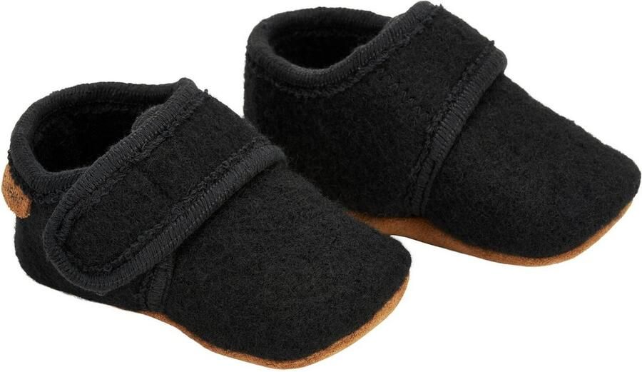 En Fant Pantoffels voor baby's Wol Zwart
