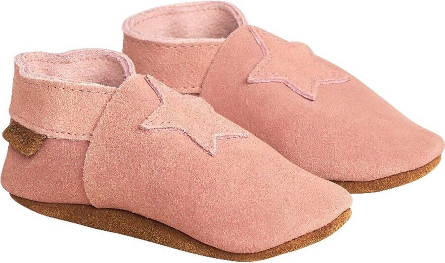 En Fant Kinder Elastischer Hausschuh Wildleder E813110-Old Rose