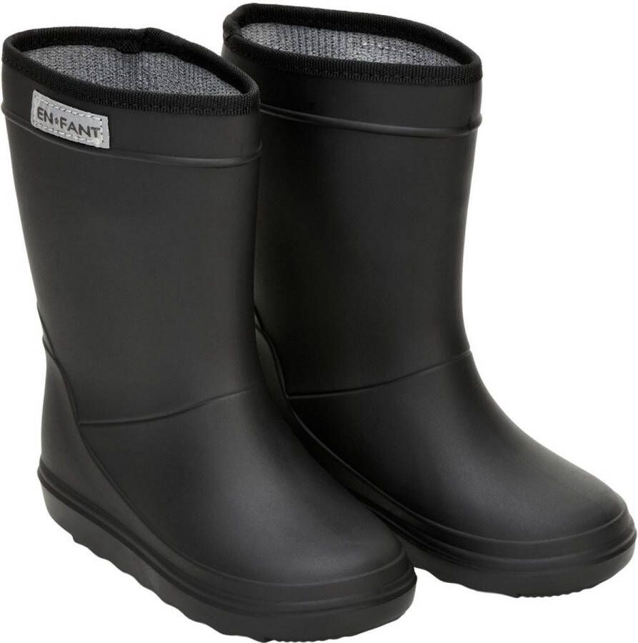 En Fant Kinder Gummistiefel Rain Boots Solid Black