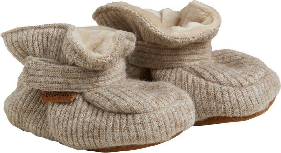 En Fant Pantoffels voor baby's Rib Humus Gemeleerd