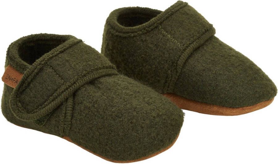 En Fant Pantoffels voor baby's Wol Harsgroen -20EU