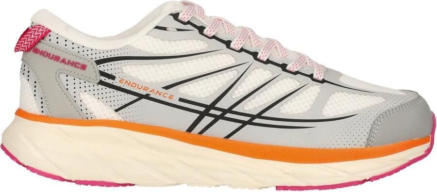 ENDURANCE Sneakers laag 'Caden' lichtgrijs oranje zwart offwhite
