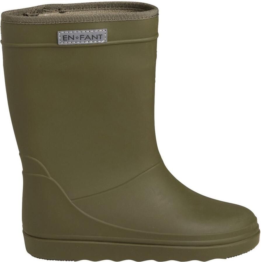 Enfant Rain Boots Solid Regenlaarzen Groen Jongens Meisjes