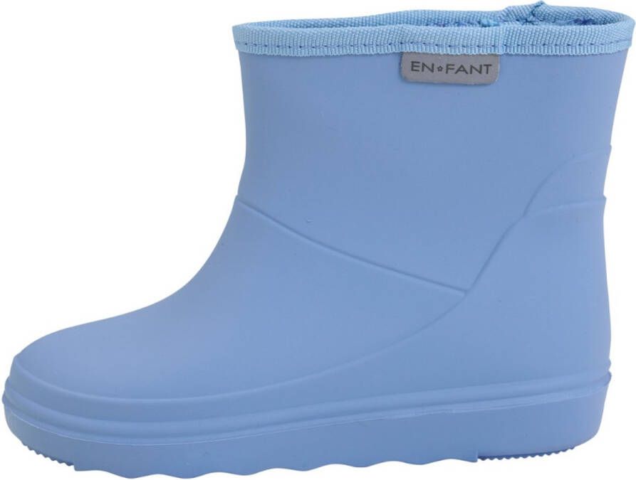 enfant Rain Boot Short Solid Laarzen Rubber Meisjes Blauw