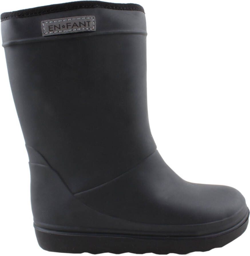 En Fant Kinder Gummistiefel Rain Boots Solid Black