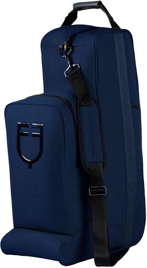 Equestro Cordura Rijlaarzen Tas Blauw
