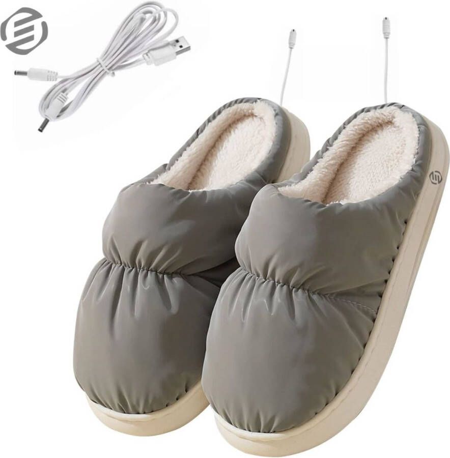 Equivera Verwarmde Sloffen Elektrische Sloffen met Verwarming Winter Sloffen Verwarmde Slof Heerlijk voor koude winterdagen!