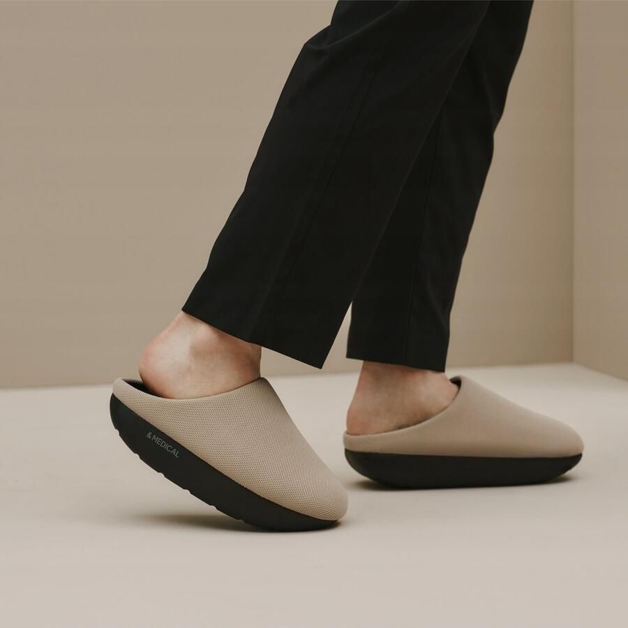Ergonomische Pantoffels met Ronde Zool Comfort & Spierversterking