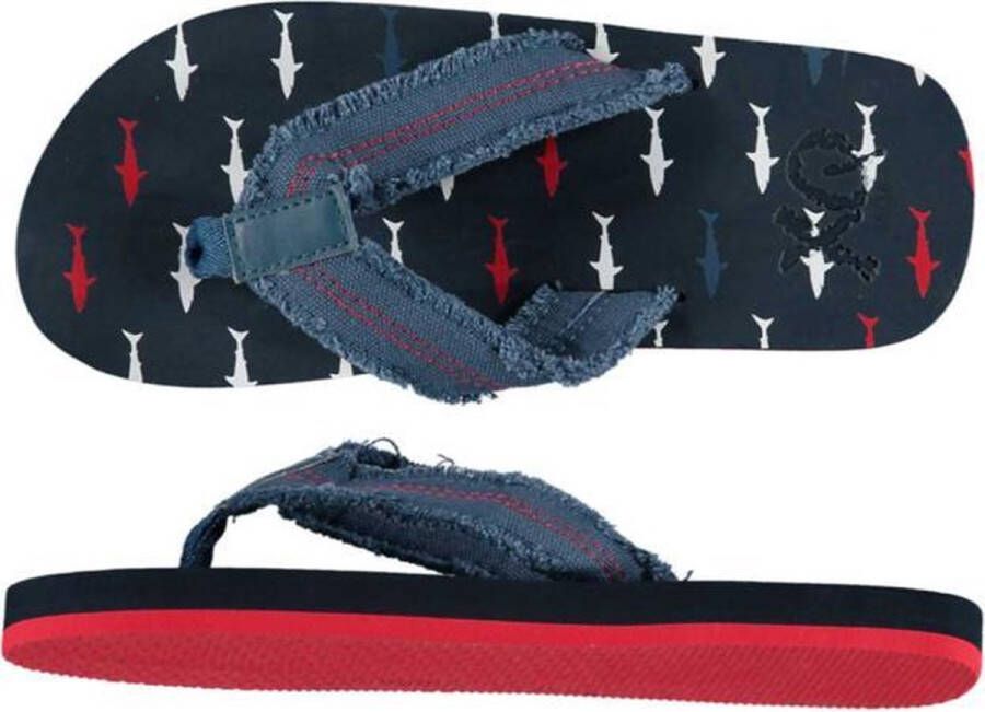 Ernest Teenslippers Flipflops voor jongens Shark Attack