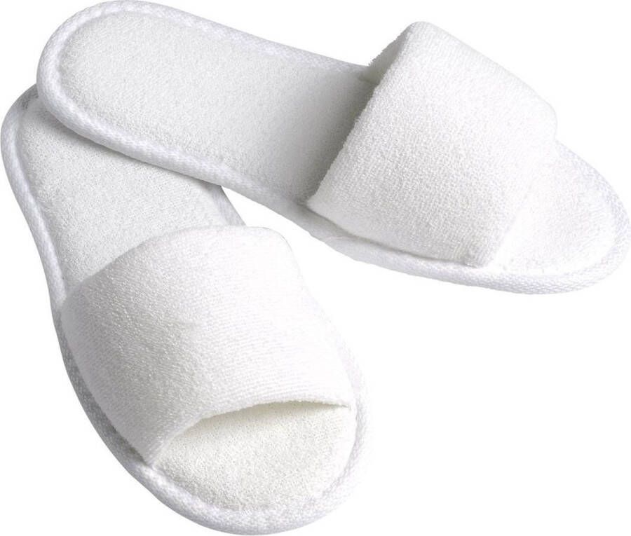 Erwin M . Slippers van badstof Sauna Hotel Zwembad Open teen Antislipzool - Foto 1