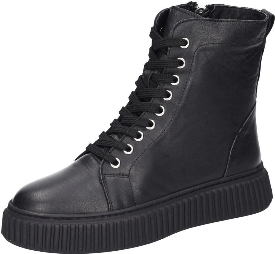 Esgano dames veterschoenen zwart