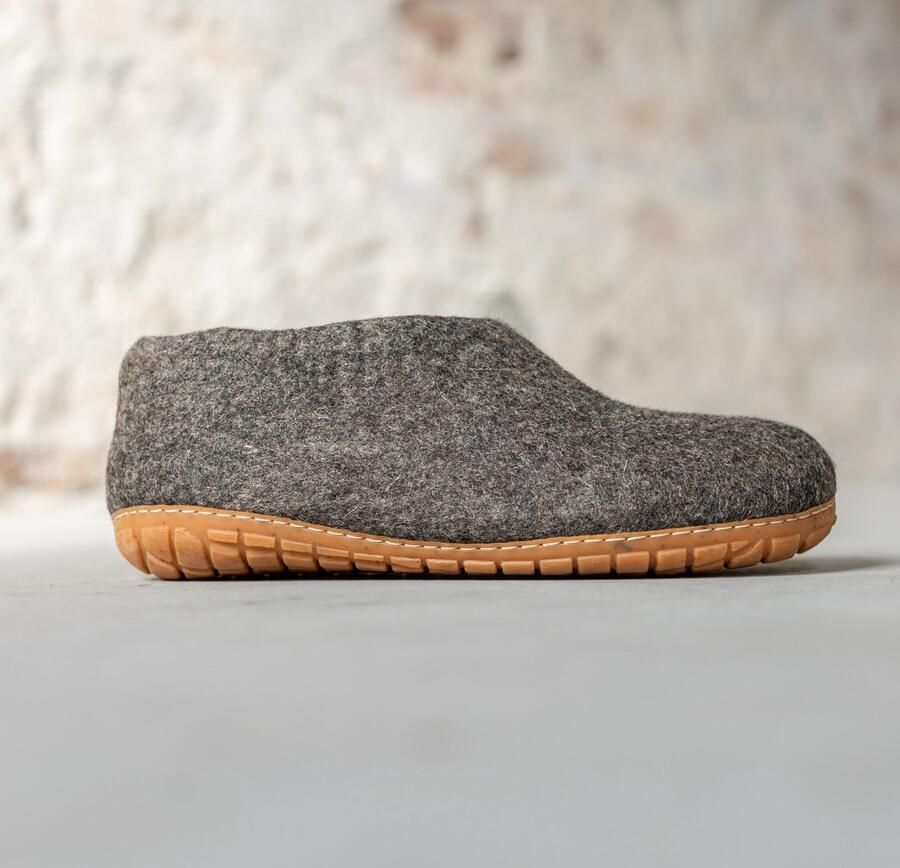 Esgii Vilten Heren Pantoffel Ravi Sesam Harde Zool