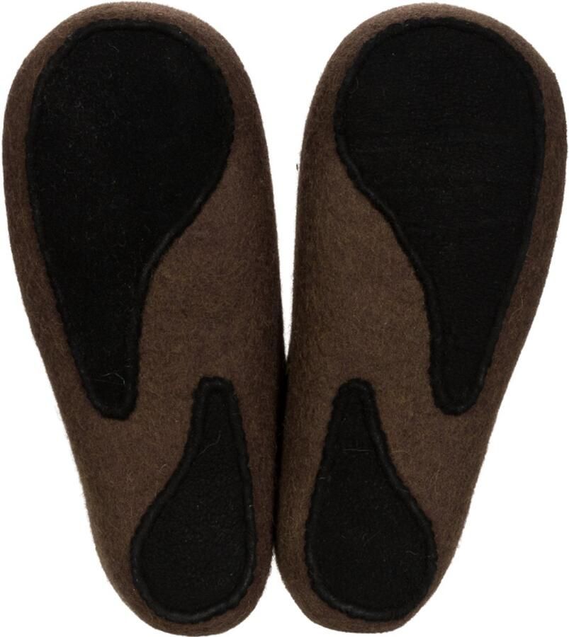 Esgii Vilten herenslof Sloping back brown Colour Bruin Mosgroen - Foto 2