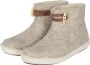 Esgii Vilten damesslof High Boots light grey Colour Lichtgrijs Ecru - Thumbnail 1