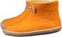 Esgii Vilten damesslof High Boots yellow Colour Geel Ecru - Thumbnail 4