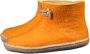 Esgii Vilten damesslof High Boots yellow Colour Geel Ecru - Thumbnail 3