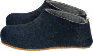 Esgii Vilten herenslof UNI Dark blue Colour:Donkerblauw grijs