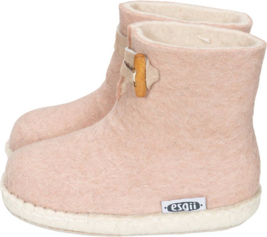 Esgii Vilten kinderslof Boots Soft Pink Colour:Roze Ecru - Foto 1