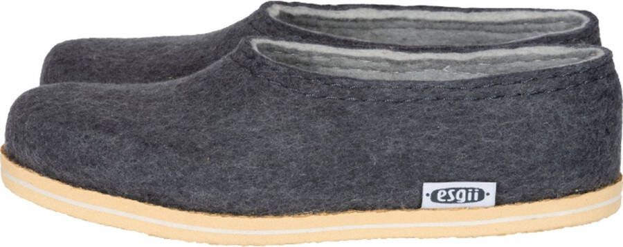 Esgii Vilten Pantoffel Garden Grey Colour Grijs Lichtgrijs - Foto 1